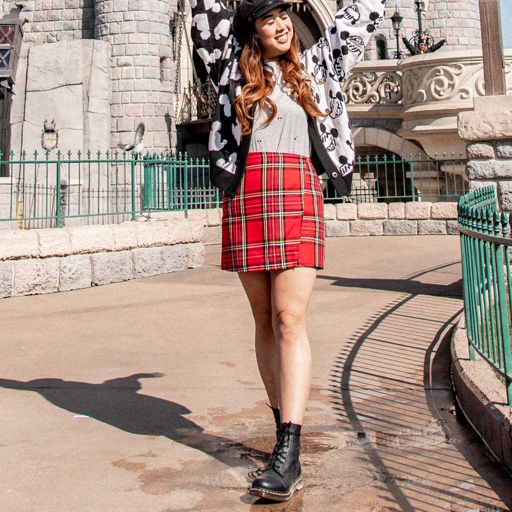 plaid flannel skirt